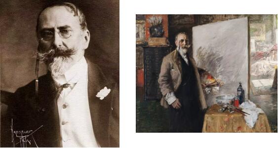 William Merritt Chase和他的自画像