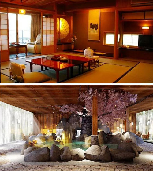 日式旅馆和温泉
