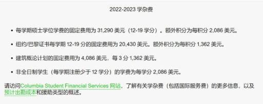 参考2022年研究生学费